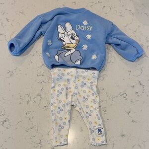 Disney Blue and White Daisy Duck Matching Set